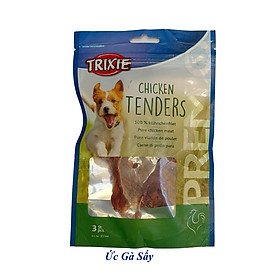 Bánh thưởng cho Chó Trixie Chicken Tenders Gói 75g Hương vị thơm ngon Giúp bổ sung dinh dưỡng Bổ sung canxi cho thú cưng