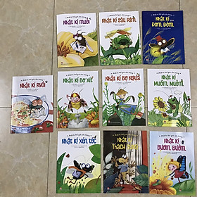 Combo 10 cuốn NHẬT KÍ THẾ GIỚI CÔN TRÙNG (tặng bookmark thước Doraemon)
