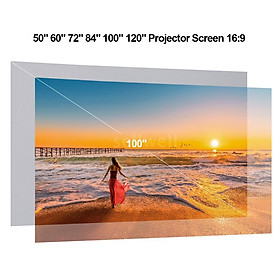 Mua Bộ màn hình máy chiếu không khung PVC 16:9 100inch kèm 10 miếng dán