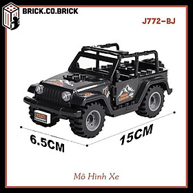 Mô Hình Đồ Chơi Lắp Ráp Xe Jeep Quân Đội MOC Army Minifig J772-BJ