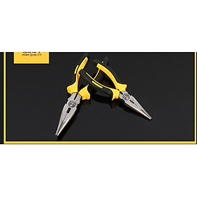 Mua Kìm mũi kim 6 inch Yongnuoma Steel Kìm thợ điện đa năng tiết kiệm sức lao động Kìm mỏ nhọn 6 inch đúc