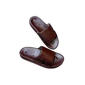 DÉP QUAI NGANG CHẤT LIỆU DA BÒ VATIS