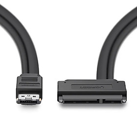 Mua Cáp dữ liệu eSATA Combo to SATA tốc độ 3Gbps cho HDD 2.5  Sata cao cấp dài 0.5M UGREEN USB10646 Hàng chính hãng