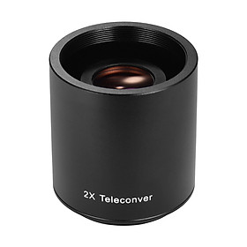 Andoer 2X Teleconverter Lens Manual Focus Converter Lens for 650-1300mm 500mm 420-800mm Camera T-mount Lenses