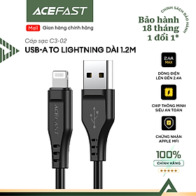 Cáp Acefast Light.ning dài 1.2m - C3-02 Hàng chính hãng Acefast