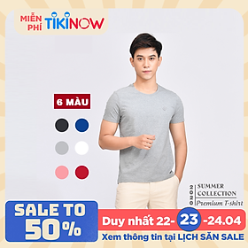 Áo Thun Nam 5S Cổ Tròn (ATSS199) Cao Cấp Trẻ Trung, Thoáng Mát N1