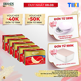 Combo 5 Nước yến thật BRAND'S Không Đường (70 ml x 30 lọ)