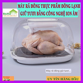 MÁY RÃ ĐÔNG THỰC PHẨM ĐÔNG LẠNH GIỮ TƯƠI BẰNG CÔNG NGHỆ ION ÂM "BAHAMAR" Sử dụng công nghệ khoá ion âm giúp thực phẩm còn nguyên chất dinh dưỡng , còn có thể dùng sấy bát đũa…