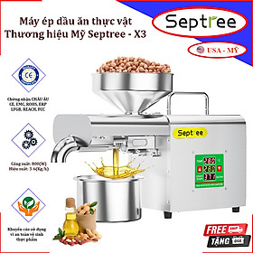 Mua Máy ép dầu ăn thực vật dùng trong gia đình. Thương hiệu Mỹ cao cấp Septree - X3. HÀNG CHÍNH HÃNG