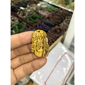 Mặt dây chuyền 12 con giáp phong thủy đá mắt hổ