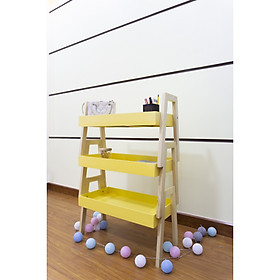COMBO 3 KỆ GỖ ĐA NĂNG HÀN QUỐC MWFURNITURE MÀU VÀNG - COMBO 3 ACASE YELLOW