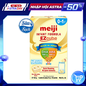 Sữa Meiji Ezcube Infant Formula Dạng Viên (432g)