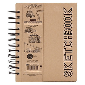 Sổ Vẽ Tay Khai Trí Stationery The Basic Sketchbook - Mẫu 2 - Mẫu Xe