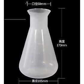 Mua Bình tam giác PP 500ml chịu nhiệt độ cao dùng trong phòng thí nghiệm