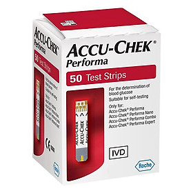 Hộp 50 que thử đường huyết Accu Check Performa