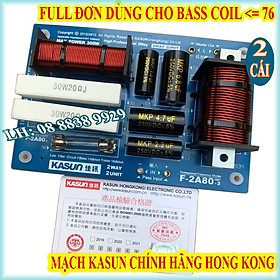 Mua CẶP MẠCH PHÂN TẦN 2 LOA FULL ĐƠN KASUN DÙNG CHO 1 BASS 1 TREBLE - GIÁ 2 MẠCH - HÀNG NHẬP KHẨU