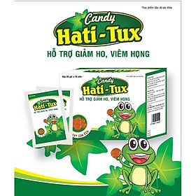 Mua (HỘP 20 GÓI)KẸO NGẬM HATITUX-KẸO CON ẾCH-HỖ TRỢ GIẢM HO  VIÊM HỌNG