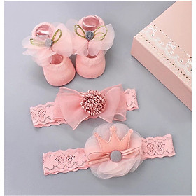 SET BĂNG ĐÔ GIÀY TẤT CHO BÉ