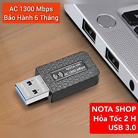 Mua  CÓ SẴN  USB WIFI 5G  tốc độ cao 600Mbps  thu sóng WIFI chuẩn AC cho máy bàn pc laptop - HÀNG NHẬP KHẨU