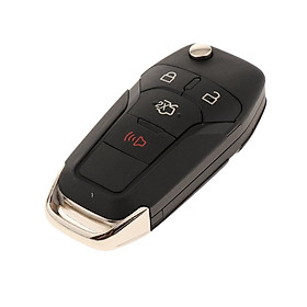 Key Fob, Uncut Keyless Entry Remote 4 Button Replacement For Ford Fusion 2013-2016 Key Fob Case Chips Durability