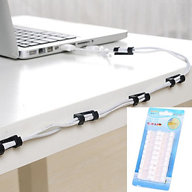 Mua Vỉ 20 nút kẹp giữ dây điện gọn gàng