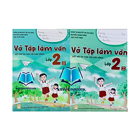 Sách – Combo Vở tập làm văn lớp 2 – tập 1 + 2 ( kết nối tri thức )