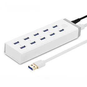 Mua Hub đa năng 10 cổng USB 3.0 dài 1m UGREEN CR117 20297 - Hàng Chính Hãng