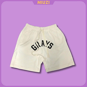 Quần đùi nam vải Nỉ da cá cao cấp in họa tiết GRAYS,quần short nam Miuzi DT063