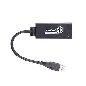 Bộ chuyển đổi cáp video 1080P Mini USB 3.0 sang HD Converter cho PC TV màn hình