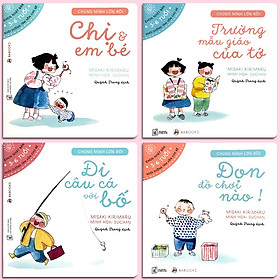 Combo (4 Tập): Sách Ehon - Chúng Mình Lớn Rồi Dành Cho Trẻ Từ 0 - 6 Tuổi