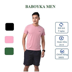 Áo phông nam chất COTTON 100% LOGO Thương Hiệu BABOYKA phog cách trẻ trung năng động