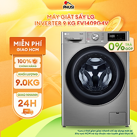 Mua Máy Giặt Sấy LG Inverter 9Kg/5kg FV1409G4V - Hàng chính hãng - Giao HCM  và 1 số tỉnh thành