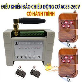 Mua Công tắc điều khiển đảo chiều động cơ AC85-260V có hành trình V3 - Tần số 433Mhz ( Bộ kèm 2 remote )