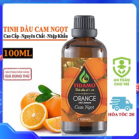Tinh Dầu Cam Ngọt Nguyên Chất Nhập Khẩu 100ML ORANGE - Tinh dầu Cam Xông Phòng, Khuếch Tán Tinh Dầu Giúp Thư Giãn Tinh Thần, Khử Mùi, Xua Đuổi Côn Trùng