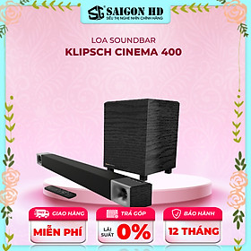 Loa SOUNDBAR KLIPSCH CINEMA 400 | Hàng Chính Hãng Mới 100%