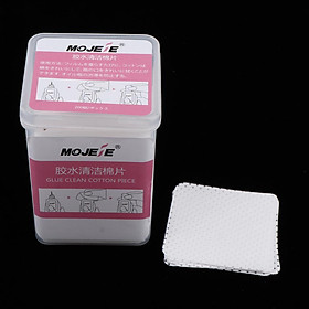 200pcs/box Professional Eyelash Glue Makeup Remover Cotton Pads Wipes Lint-Free Makeup Beauty Tools
