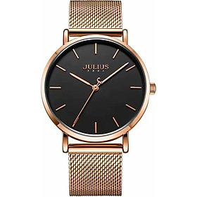 Đồng hồ nam hàn quốc dây kim loại julius ja 1164m