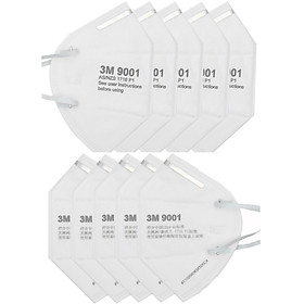 Mua Combo 10 Khẩu Trang Lọc Bụi 9001 3M - Trắng