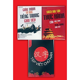 [Download Sách] Combo Giáo trình tự học tiếng Trung giao tiếp + Tập viết chữ Hán