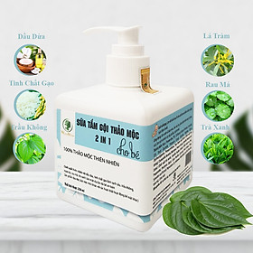 Sữa Tắm Gội Thảo Mộc Nuôi Dưỡng Làn Da Mềm Mại Và Thơm Tho Cho Bé Wonmom 250ml