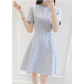 Đầm sọc nữ ngắn tay DAM83
