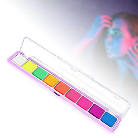 Face Body Paint Face Painting Makeup  Luminous 9 Colors Glow in The  Paint Body Painting Palette for Stage Cosplay Costumes Kids
