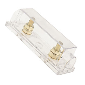 High Quality 0 2 4 Gauge Inline ANL Fuseholder Fuse Holder Clear Box for Car Auto Stereo