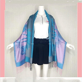 Khăn choàng cổ hoa dừa  cao cấp 01