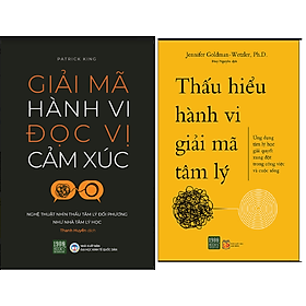 Combo GIẢI MÃ HÀNH VI ĐỌC VỊ CẢM XÚC+Thấu Hiểu Hành Vi Giải Mã Tâm Lý