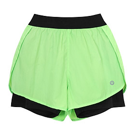 QUẦN SHORT CHẠY BỘ 2 LỚP ONWAYS NỮ THOÁNG MÁT, MỎNG NHẸ, XẺ LAI CAO THOẢI MÁI VIVIAN 2 LAYERS SHORTS W24166