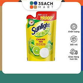 Nước Rửa Chén Chanh Sunlight Gói 750Gr