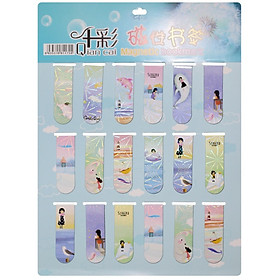 Bookmark Nam Châm Đánh Dấu Sách - Cá Voi (Mẫu Ngẫu Nhiên)