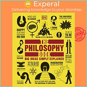 Sách - The Philosophy Book - Big Ideas Simply Explained by DK (UK edition, hardcover)