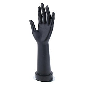 Female Mannequin Hand Arm Display Base Women Gloves Jewelry Model Black